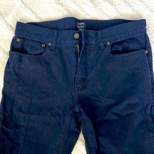 J. Crew the Driggs navy skinny jean mens size 32x32